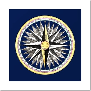 Compass Rose Navigation Eighteenth Century Posters and Art